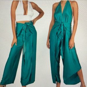 Baliawear Convertible Pant to Jumpsuit in Jade